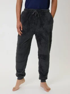 Gris - Joggers Loungeable en sherpa