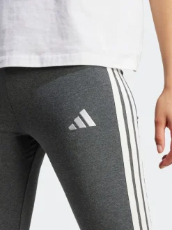 Gris - Leggings adidas Essentials en coton à 3 bandes