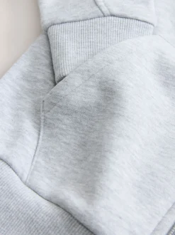 Gris - Logo Zip Through Hoodie (3-16yrs)