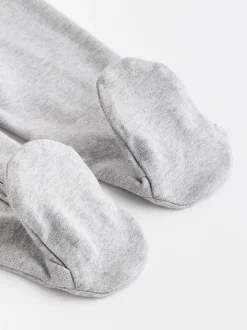 Gris - Lot de 3 dors-bien bébé Essential zippées 100 % coton (0-3ans)