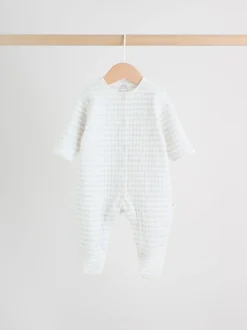 Gris - Lot de 2 dors-bien matelassés bébé