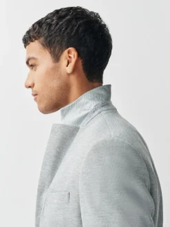 Gris - Maillot texturé extensible Motionflex Blazer