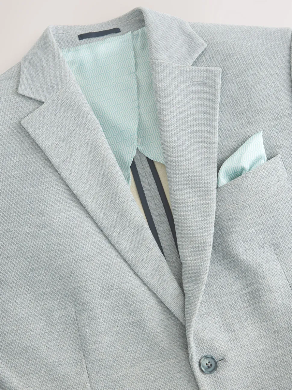 Gris - Maillot texturé extensible Motionflex Blazer