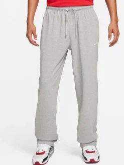 Gris - Nike Vêtements de sport Club Knit Open Hem 100% Cotton Joggers