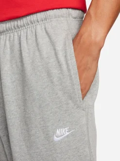Gris - Nike Vêtements de sport Club Knit Open Hem 100% Cotton Joggers