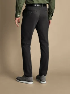 Gris - Pantalon chino Charles Tyrwhitt Classic Fit Ultimate sans fer
