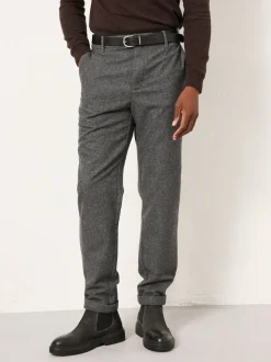 Gris - Pantalons FatFace habillés en laine mélangée