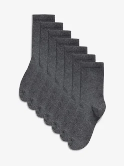 Gris - 7{Paquet de chaussettes en coton riche