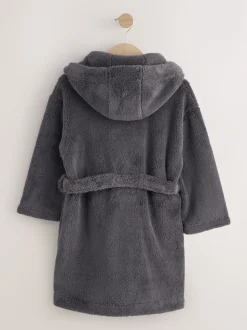 Gris - Peignoirs en laine polaire (1.5-16ans)