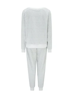 Gris - Pour Moi Ensemble pyjama confortable en polaire et Sweat-shirt de jogging