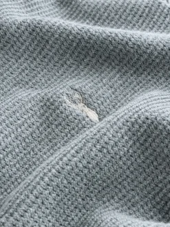 Gris - Pull Oxford texturé coupe classique