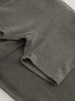 Gris - Pull-On School Skort with Jersey Extensible (3-17yrs)