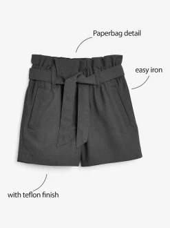 Gris - Short d'écolier (3-16ans)