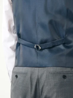 Gris - Signature Cerutti ! Gilet de costume 00% en laine italienne