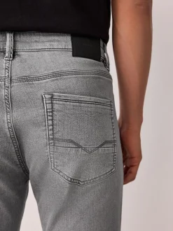 Gris - Skinny Fit (Skinny Fit) - Jeans stretch de confort