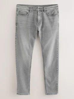 Gris - Skinny Fit (Skinny Fit) - Jeans stretch de confort