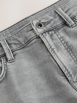 Gris - Skinny Fit (Skinny Fit) - Jeans stretch de confort