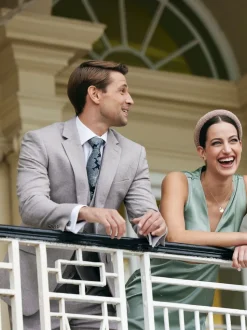 Gris - Skopes Jude Tweed Coupe sur mesure Suit Gilet