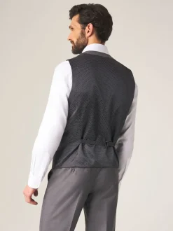 Gris - Skopes Madrid Regular Fit Suit Waistcoat (gilet de costume à coupe régulière)
