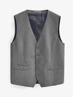 Gris - Skopes Madrid Regular Fit Suit Waistcoat (gilet de costume à coupe régulière)