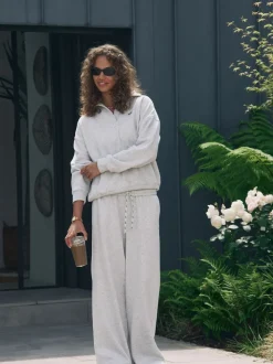 Gris - soi-même. Pantalon de jogging coupe large