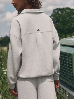 Gris - soi-même. Sweat de rugby