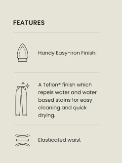 Gris - Taille élastiquée Vêtement de survêtement élégant sur le devant uni