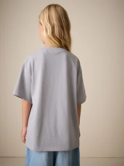 Gris - T-shirt graphique oversize Lilo & Stitch (3-16ans)