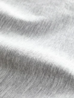 Gris - T-shirt Manche courte Col ras du cou lourd