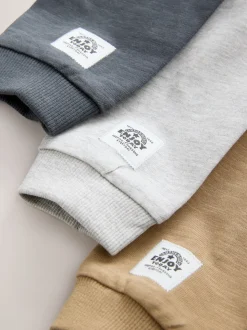 Gris - T-shirts raglan à manches longues Lot de 3 (3mois7ans)