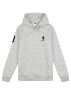 Gris - U.S. Polo Assn. Sweat à capuche Classic Fit Player homme 3 % 100à capuche