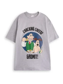 Gris - Vanilla Underground Hommes Wallace et Gromit 100Pyjama en coton à 100