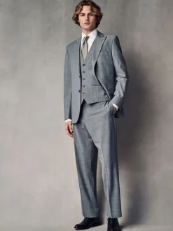 Gris - Veste Coupe classique en Blend mélangée Motionflex