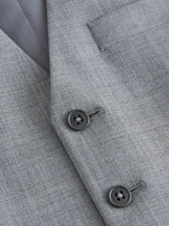 Gris - Veste Coupe classique en Blend mélangée Motionflex