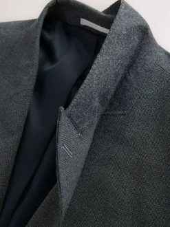 Gris - Veste de costume extensible Motionflex texturée