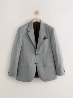 Gris - Vestes de Costume Nova Fides Signatures Coupe classique en laine italienne 100%