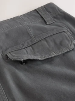 Gris anthracite - Skinny Fit (Skinny Fit) - Pantalon cargo stretch en coton