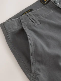 Gris anthracite - Skinny Fit (Skinny Fit) - Pantalon cargo stretch en coton