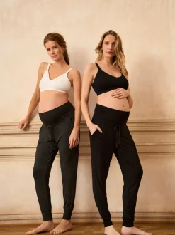 Gris anthracite et noir - Lot de 2 pantalons de grossesse Seraphine Vêtements d'intérieur