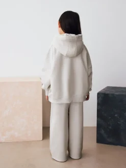 Gris avec noms de villes - Sweat à capuche (3-16 ans)