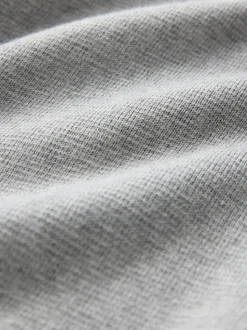 Gris clair - Cardigan zippé N.premium coupe classique 100% coton haut de gamme