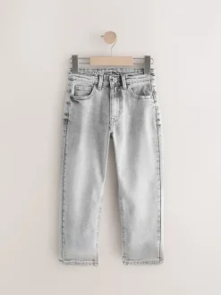 Gris clair - Jeans extensibles (3-17yrs)