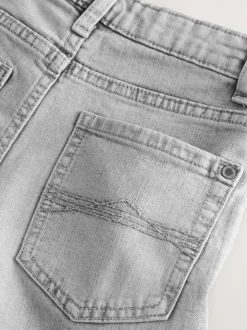 Gris clair - Jeans extensibles (3-17yrs)