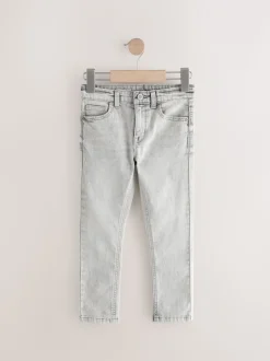 Gris clair - Jeans extensibles (3-17yrs)