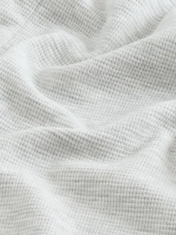 Gris clair - Manches longues - Polo texturé à manches longues gaufré