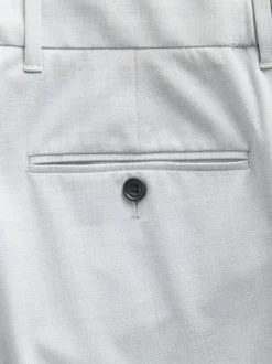 Gris clair - Moulant - Pantalons extensibles à taille élastiquée Motionflex