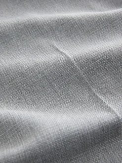 Gris clair - Pantalons élégants texturés coupe classique avec ceinture extensible