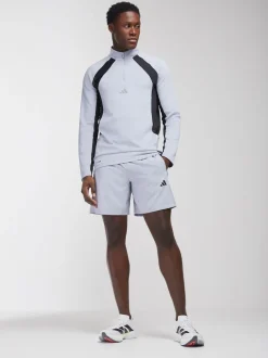 Gris clair - Short tissé adidas Workout Essentials Base