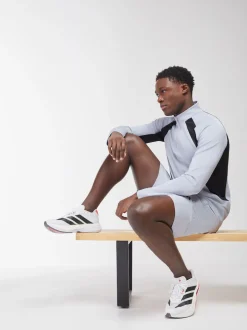 Gris clair - Short tissé adidas Workout Essentials Base