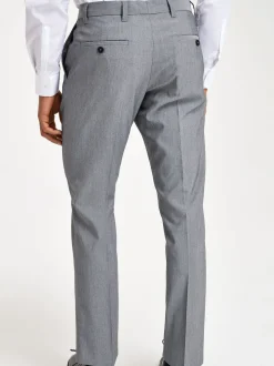 Gris clair - Slim Fit (Slim Fit) - Pantalon intelligent stretch